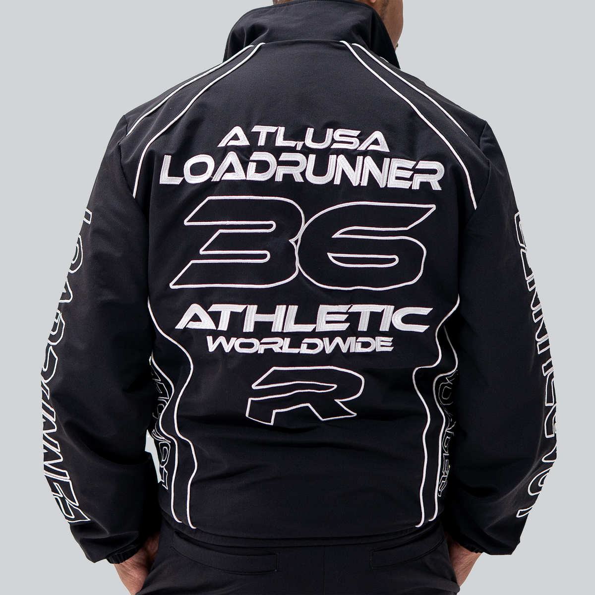LOADRUNNER WORLDWIDE TRACK JACKET — detail
